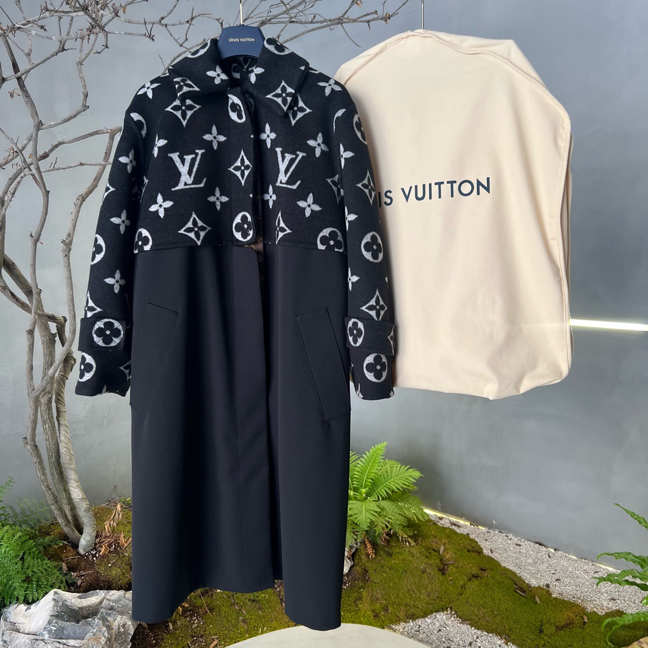 LouisVuitto路易威登/241114/32码/当季新款宽松大衣/全新原吊