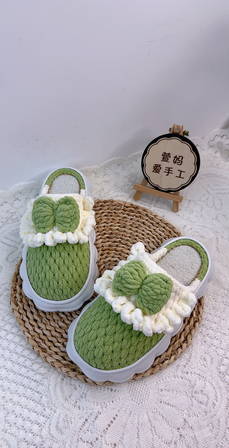 孺子牛云朵底蝴蝶结公主款材料包（不是成品，要自己勾）