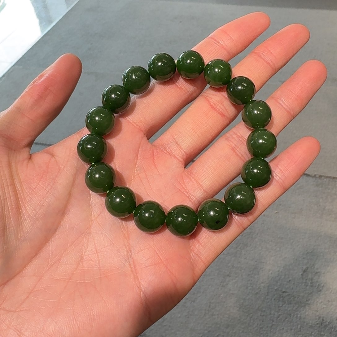 和田玉手串未镶嵌113刘洋