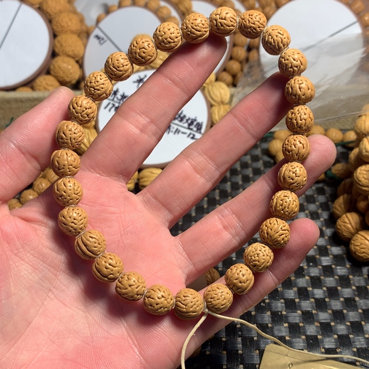 流***先桃核手串19#大肠纹一道筋手持