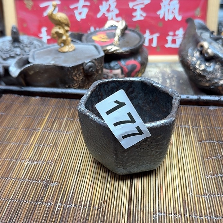 纯手工制作粗陶茶具