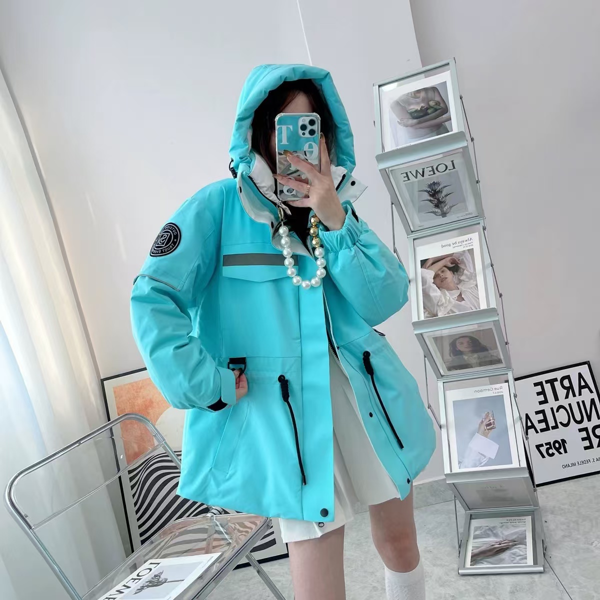 【羽绒服】冬季保暖厚款宽松羽绒外套百搭女装9234-1[YZM]J