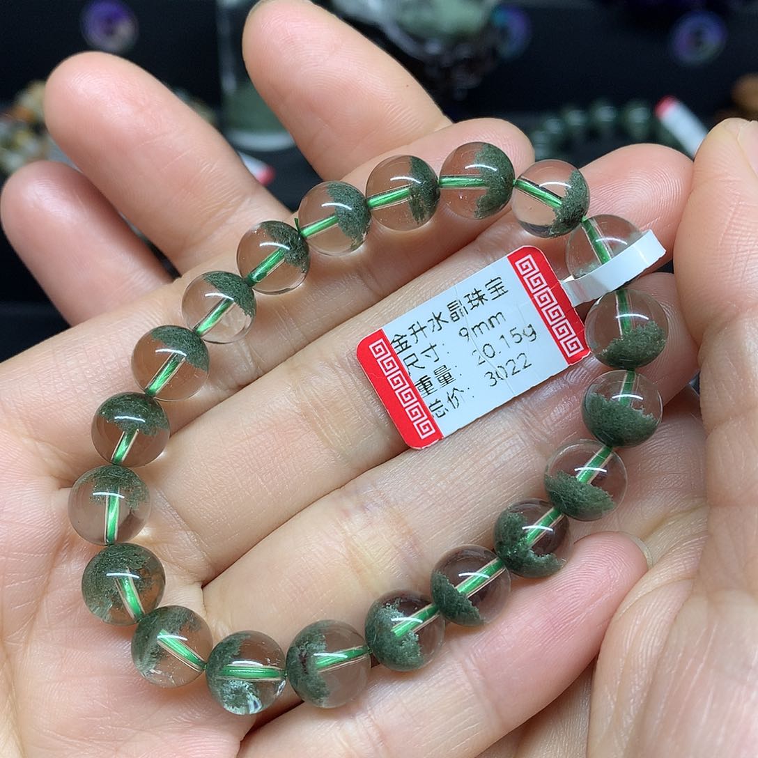 水晶手串未镶嵌天然水晶