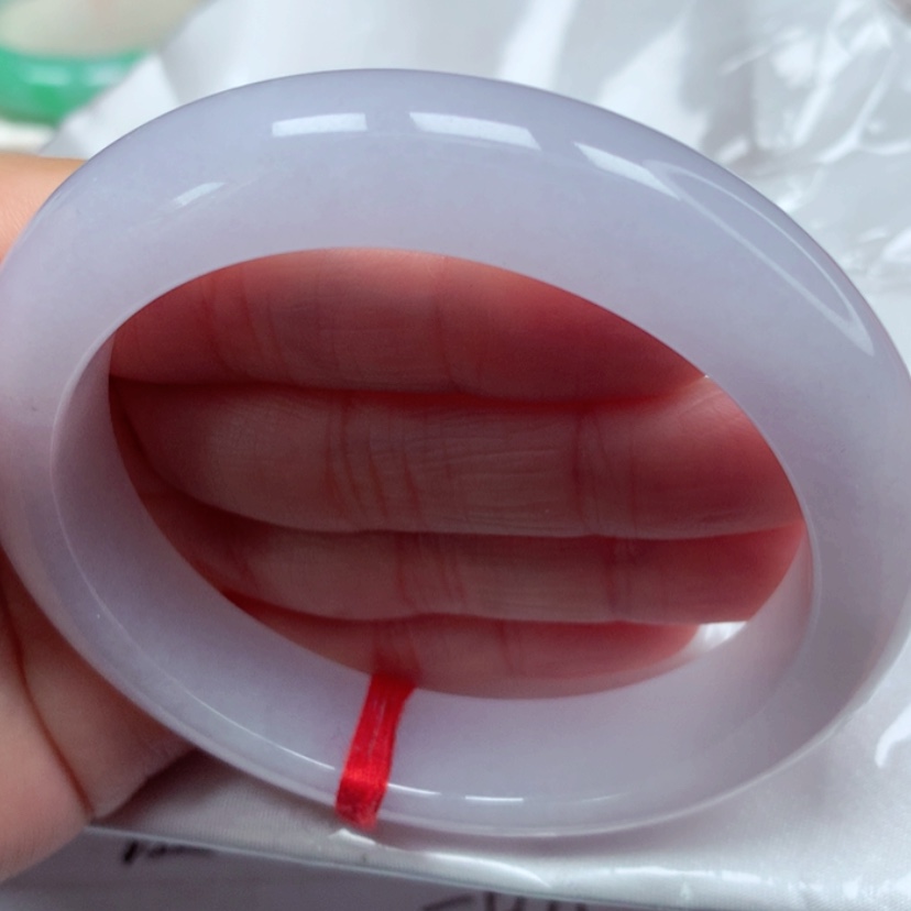 【闪购商品】翡翠手镯未镶嵌冰胶仙紫手镯5960圈24号