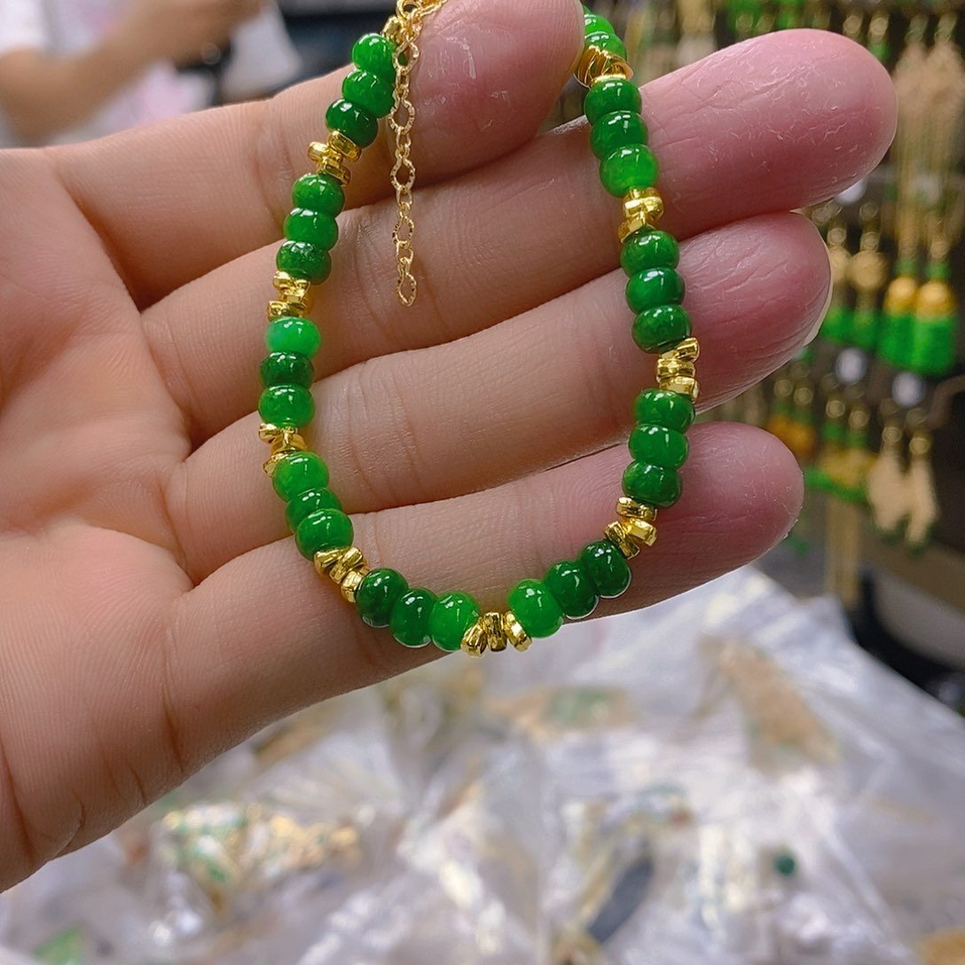 翡翠合金耳饰翡翠