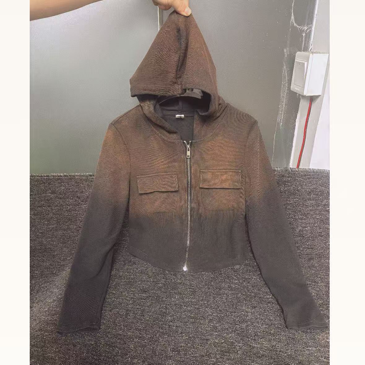 【水洗艺术】扎染上衣外套女