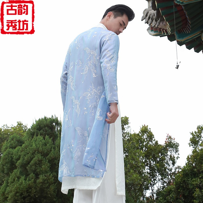 （男女同款）中式唐装汉服中国风服装古装古风禅意茶服禅服太极服