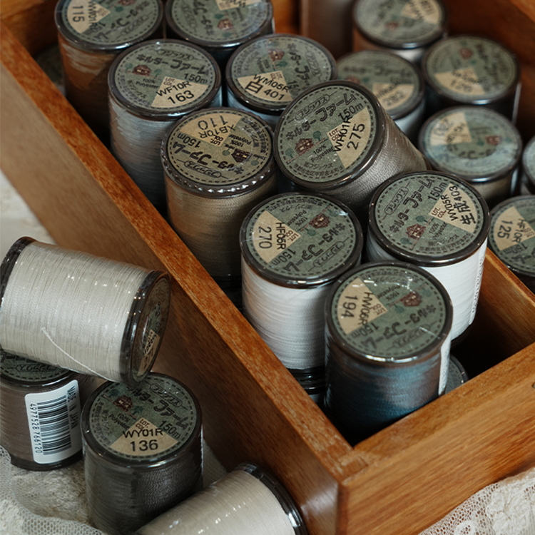 日本富士克拼布用线----压线 （大地色系32色）150M/轴