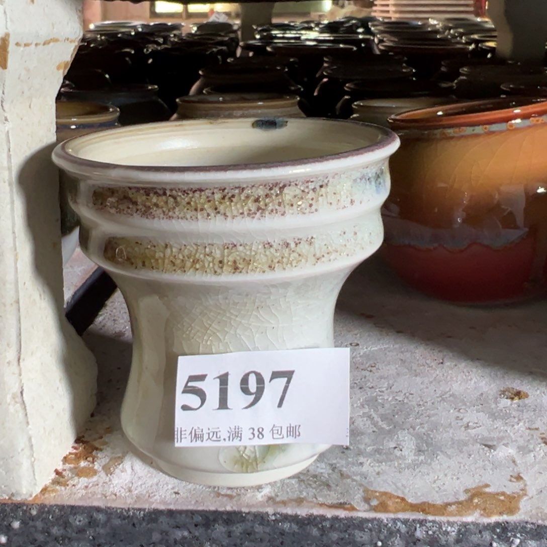 陶瓷景德镇手工花盆