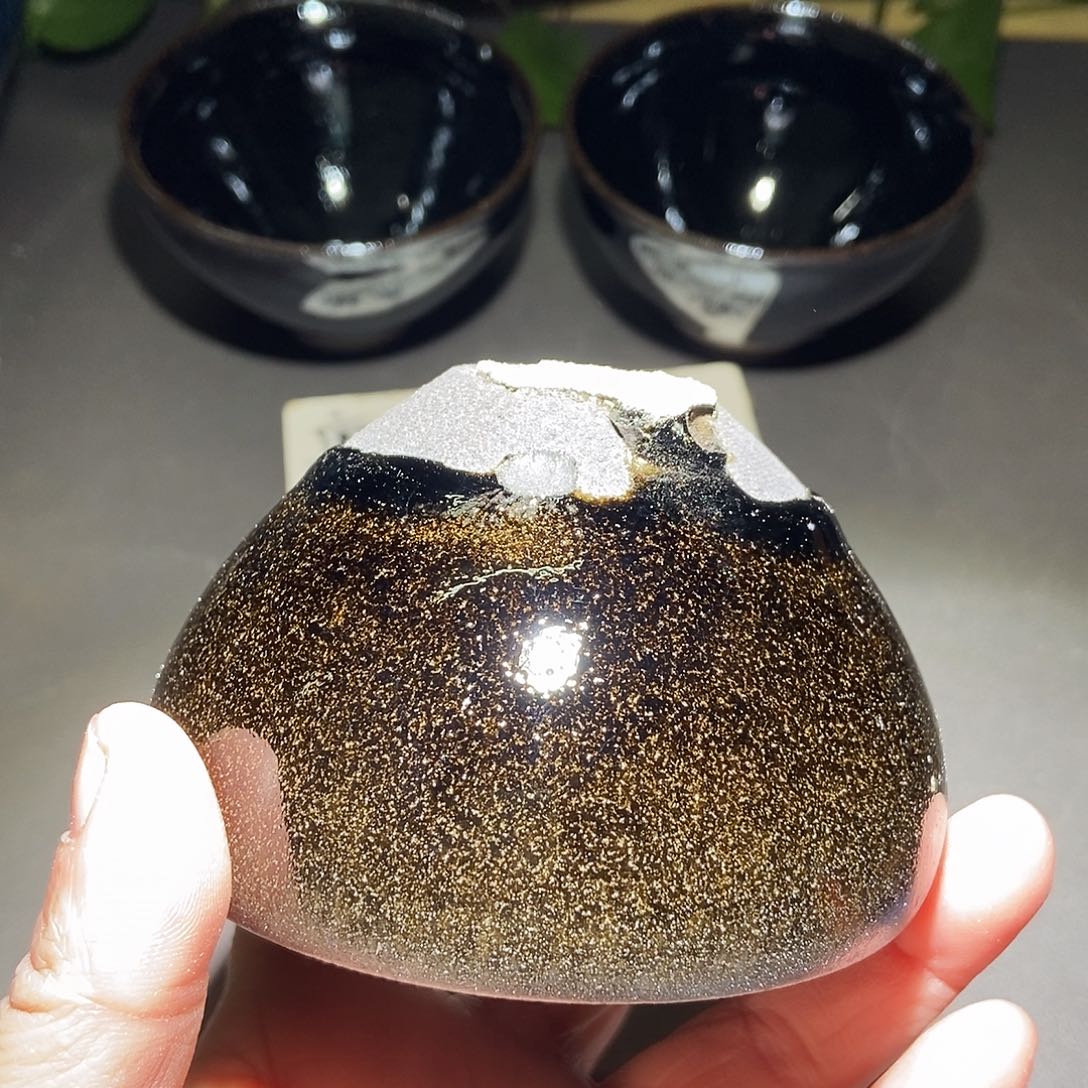 茶盏433 建窑建盏微瑕磨底