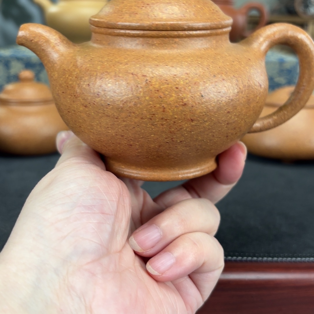 茶壶紫砂梨皮黄段掇只300