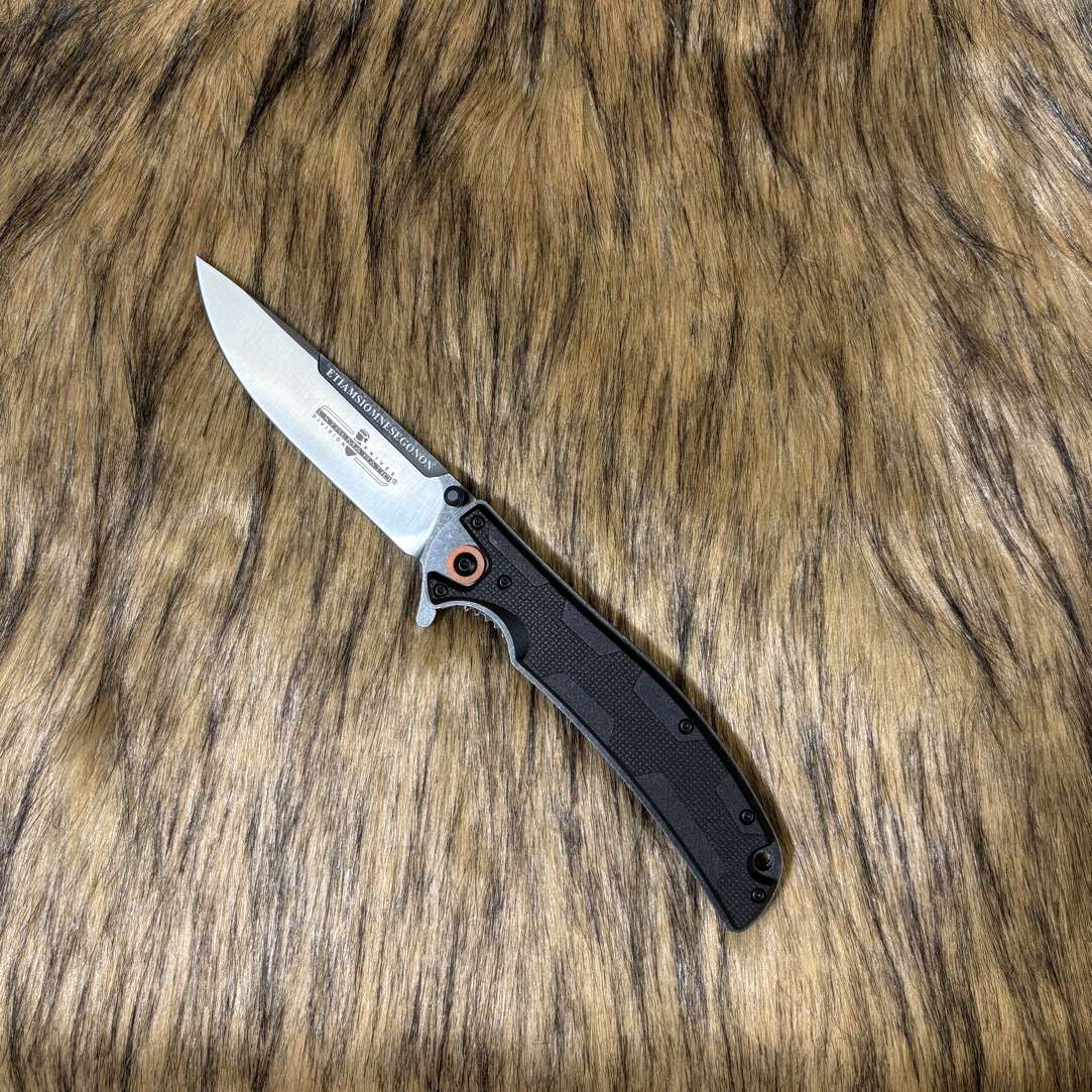 【极端武力】极武D2钢户外高硬度折叠刀野外骑行便携烤肉水果刀