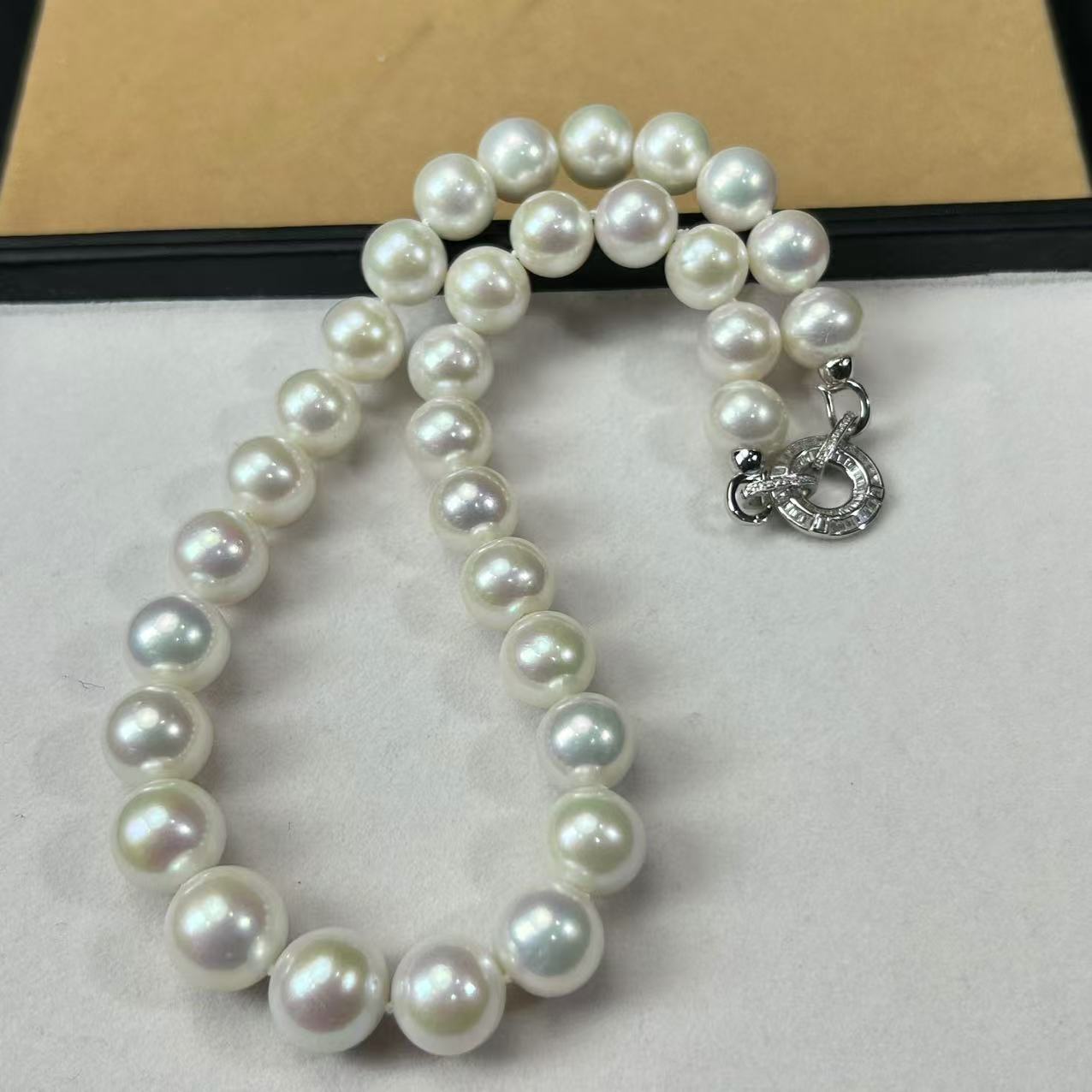 【睿泽鉴宝】S925银淡水有核珍珠项链多样性发一/有瑕   V0108