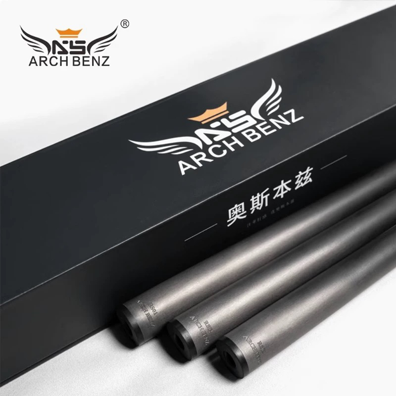 奥斯本兹RS系列黑科技碳纤维前支前节中式黑八球九球台球杆桌球杆