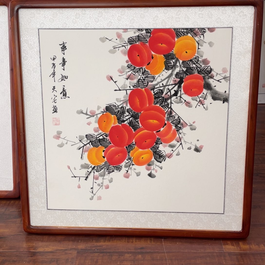 国画带框尺寸63*63厘米