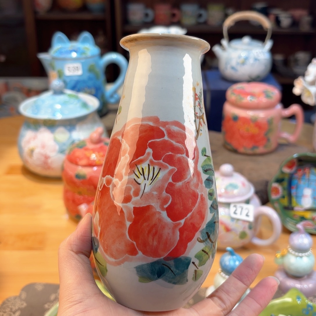 M***2景德镇手绘高温釉下彩陶瓷茶具