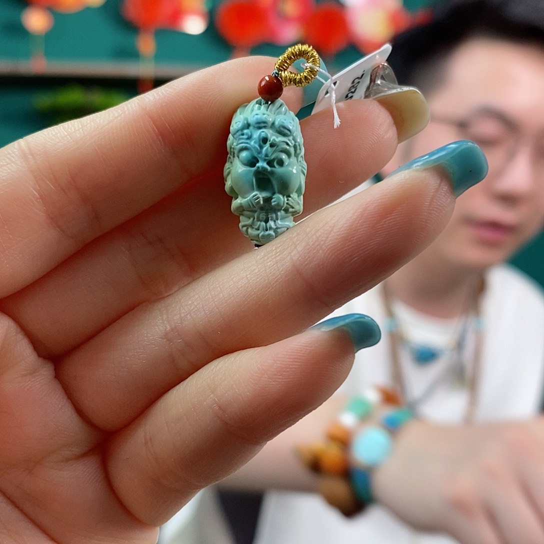 绿松石珠宝奇石未镶嵌