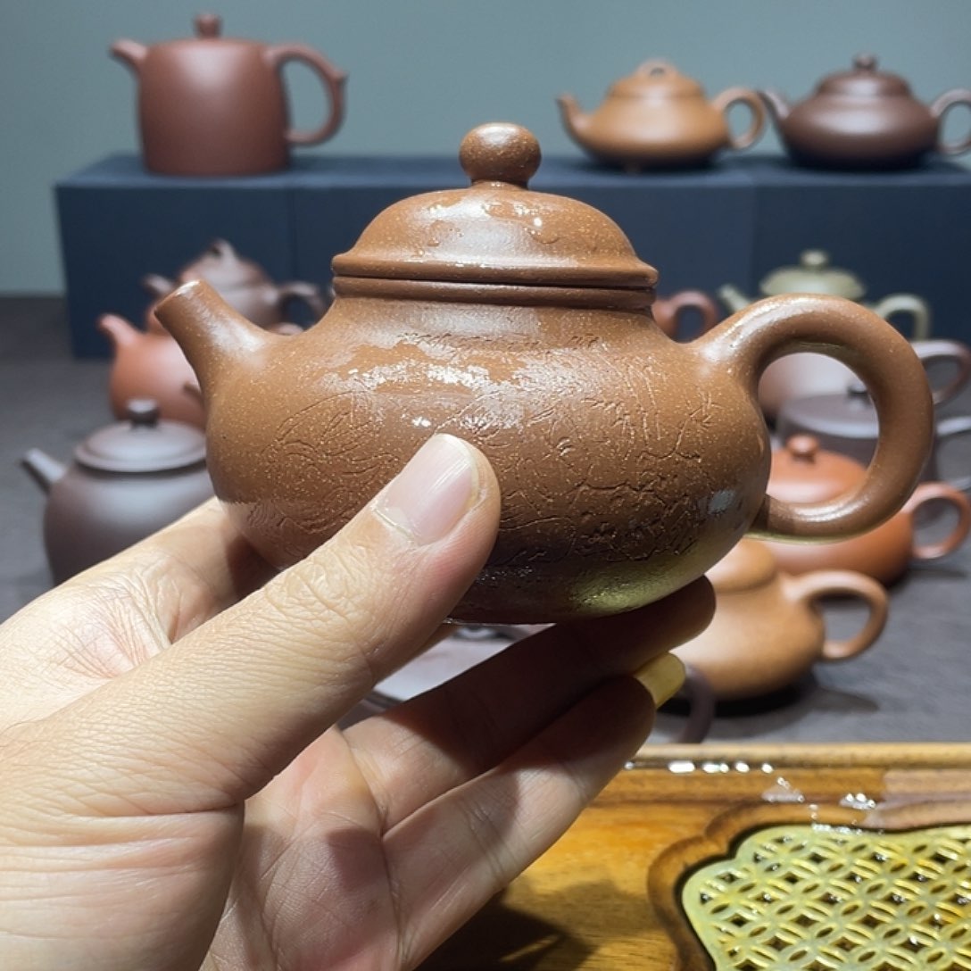 紫砂茶壶P***a黄降容天