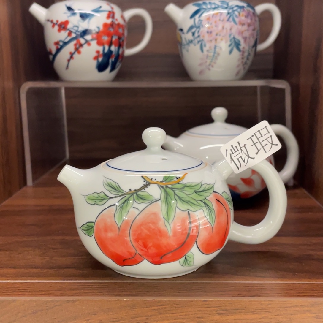 微瑕纯手绘釉下彩