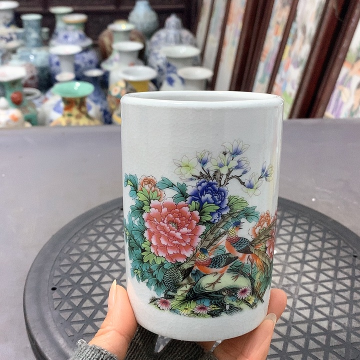 摆件陶博古架陶瓷摆件