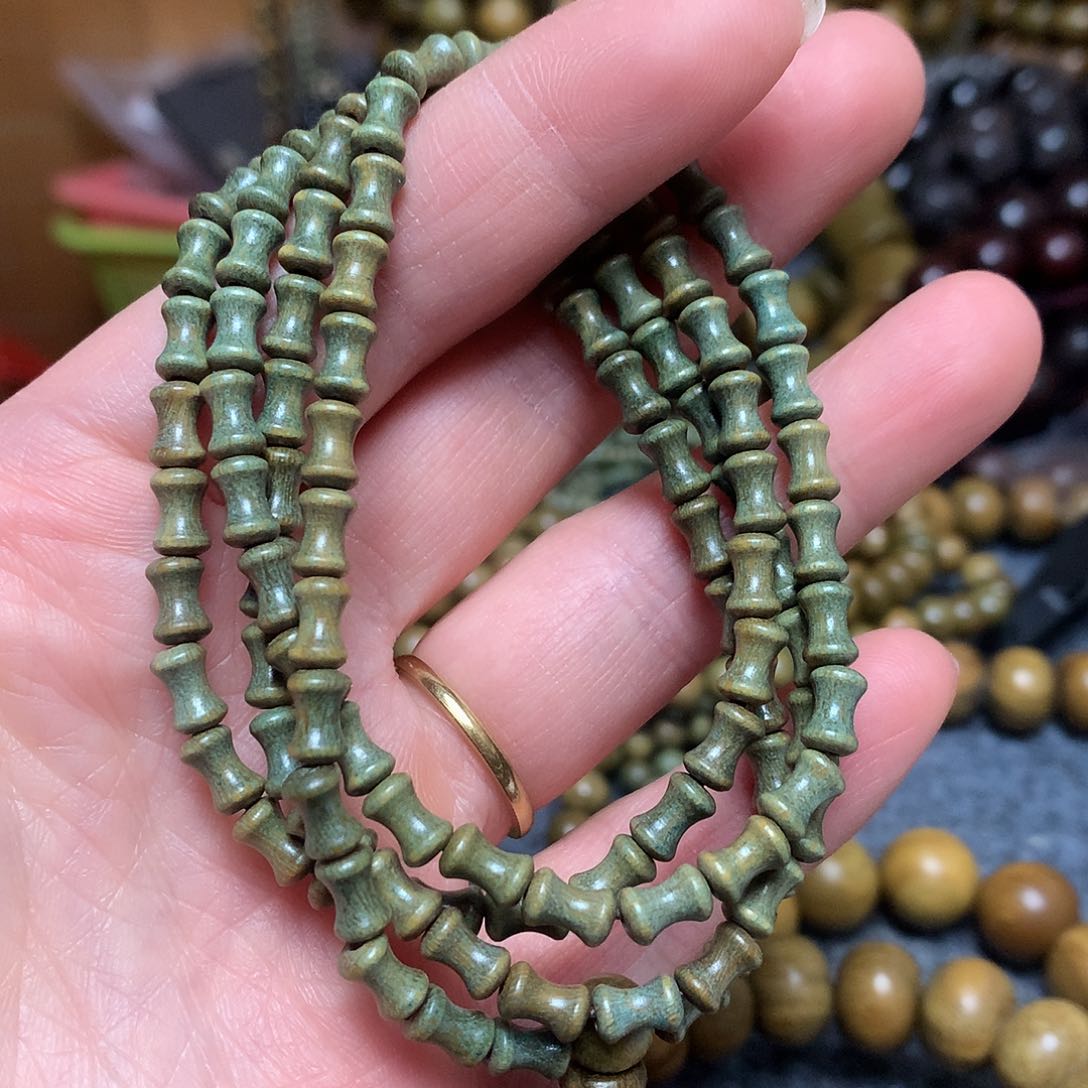 维腊木（绿檀）手串/手链元****咯