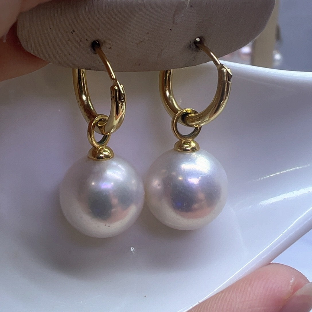 未镶嵌淡水珍珠耳饰
