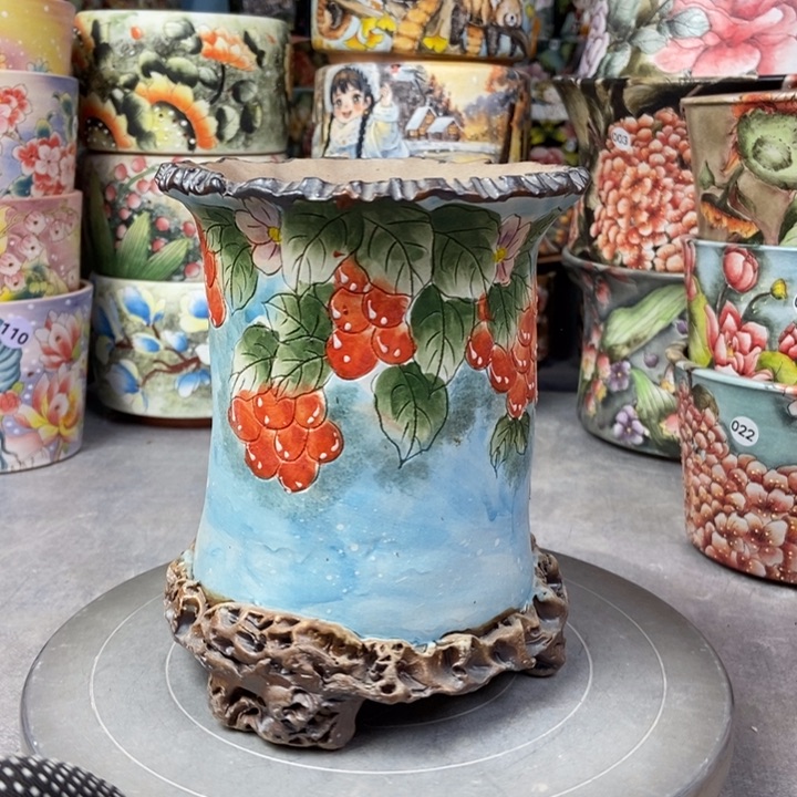 红陶景德镇艺术手绘作品