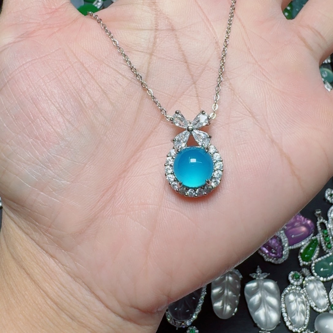 合金吊坠(赠链)玛瑙/玉髓