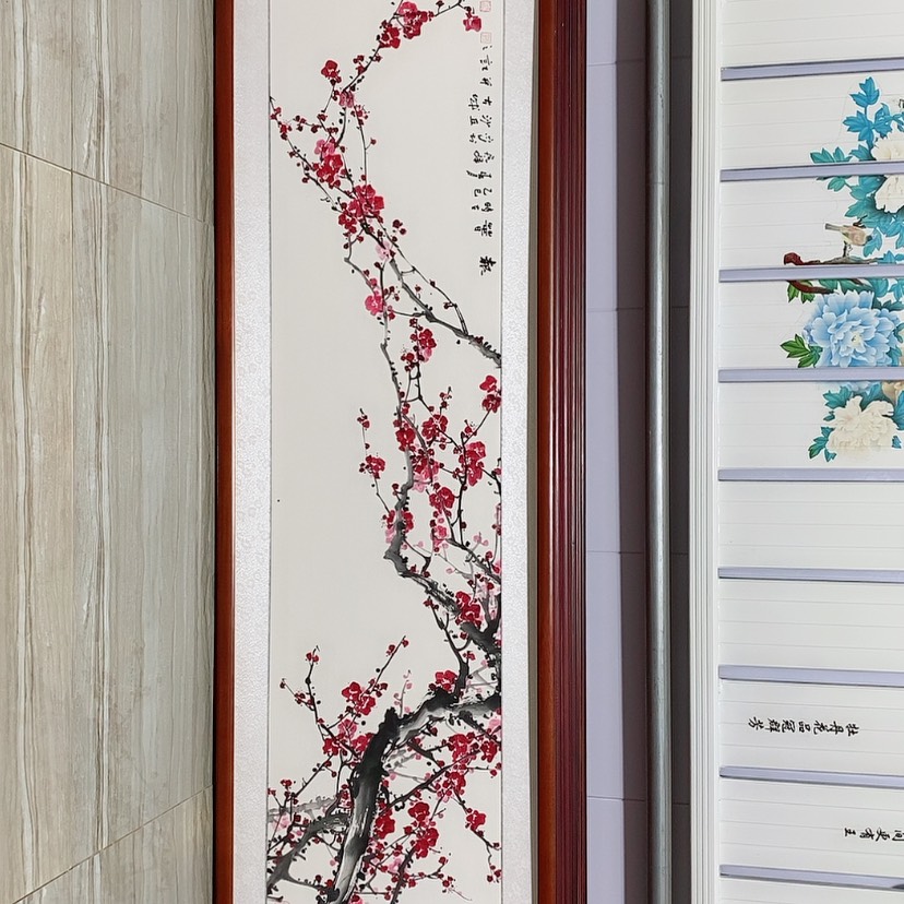 【闪购商品】国画书画作品带框165×50