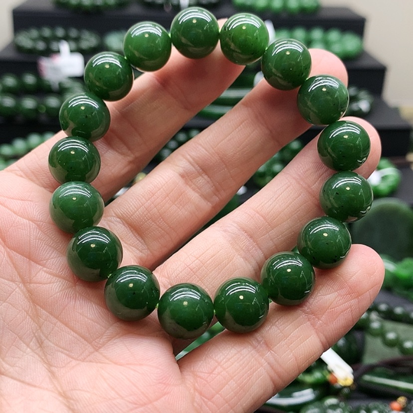 【闪购商品】和田玉（碧玉）手链未镶嵌