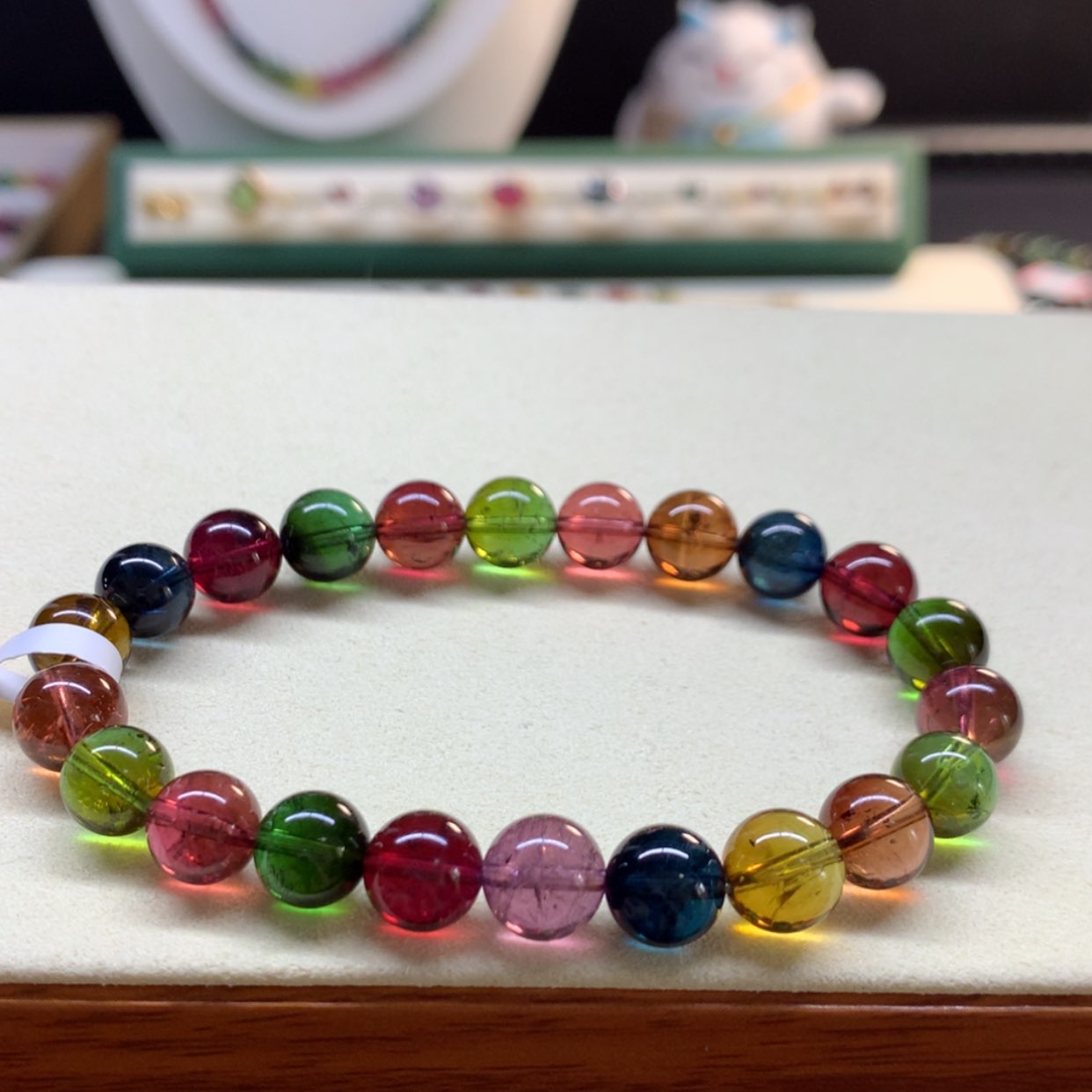 【闪购商品】碧玺手串未镶嵌浓郁糖果8.8mm