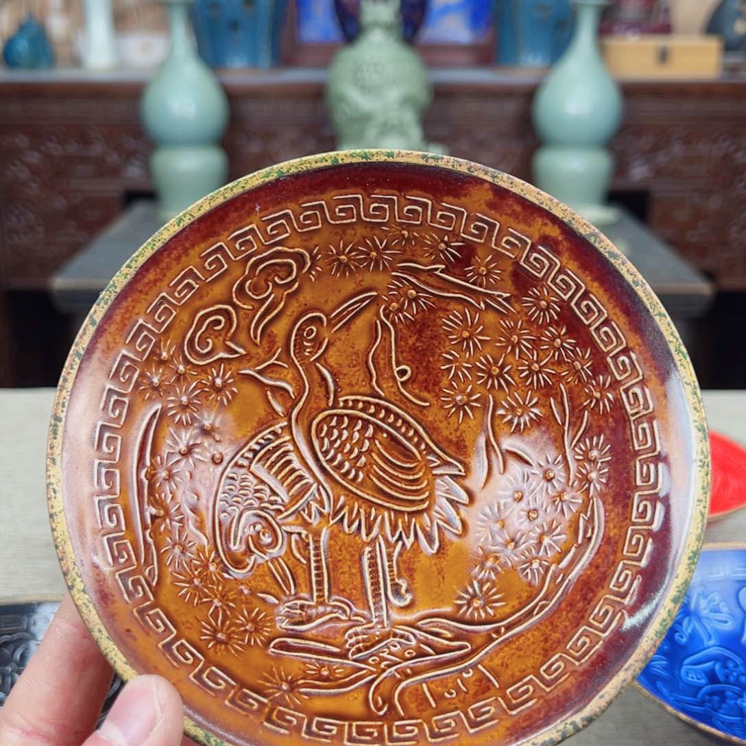 瓷片正能量陶瓷艺术品