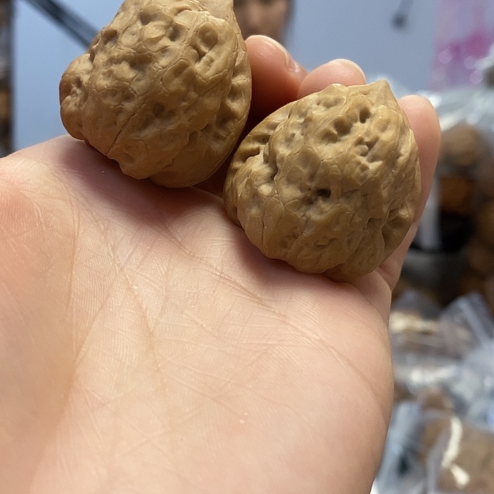 文玩核桃把件37古蝉油