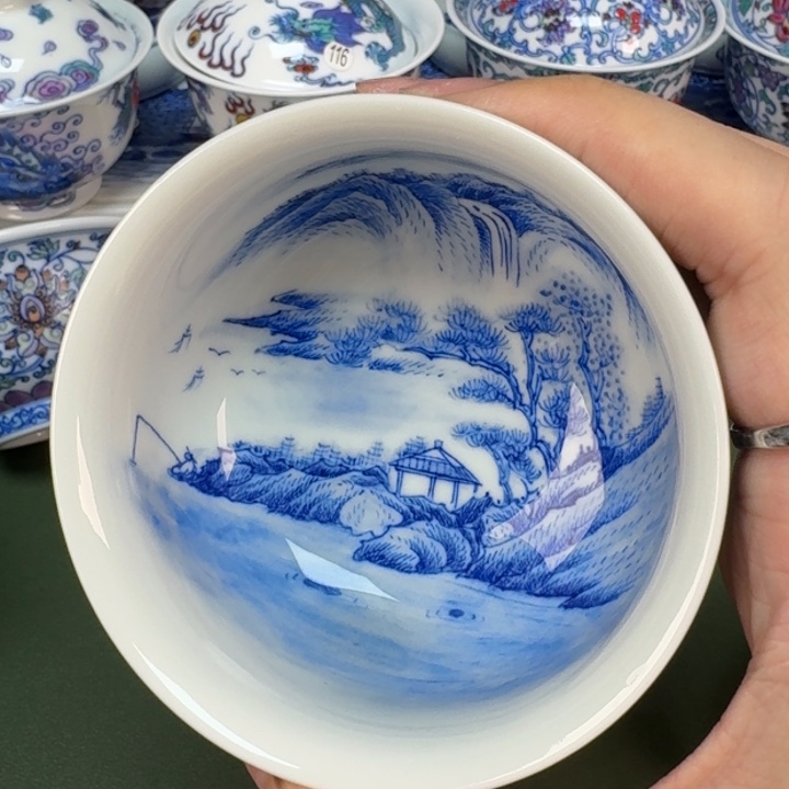 大帅景德镇手工手绘茶具257
