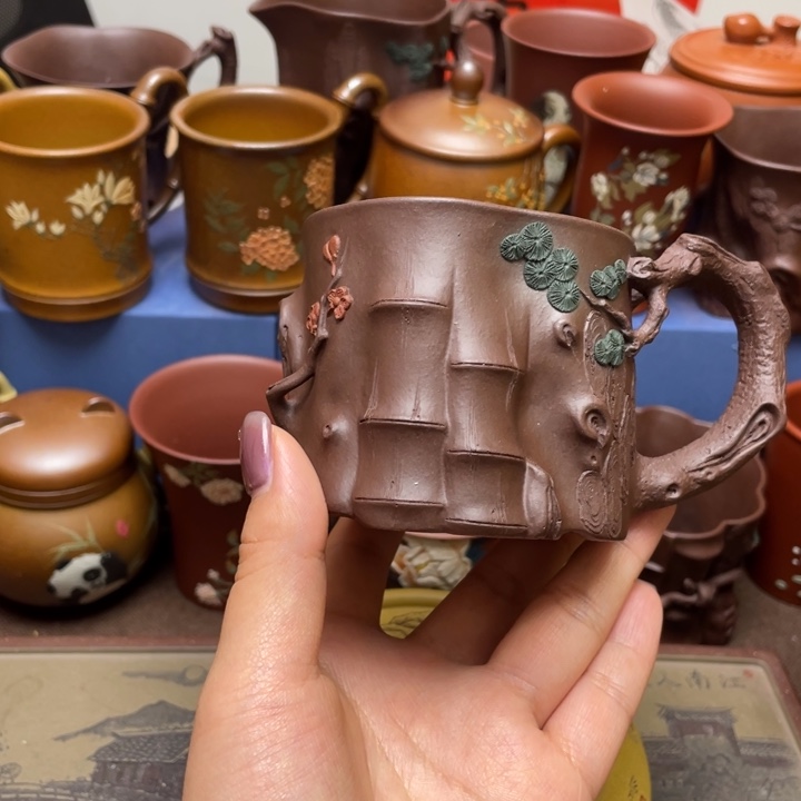 紫砂茶杯紫砂主人杯