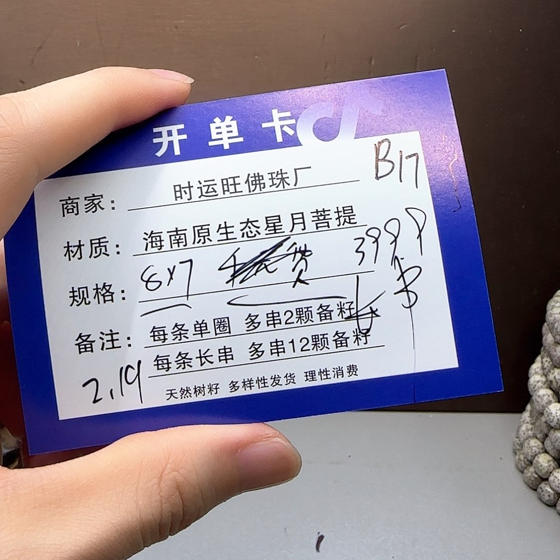 星月菩提吊坠B17.             