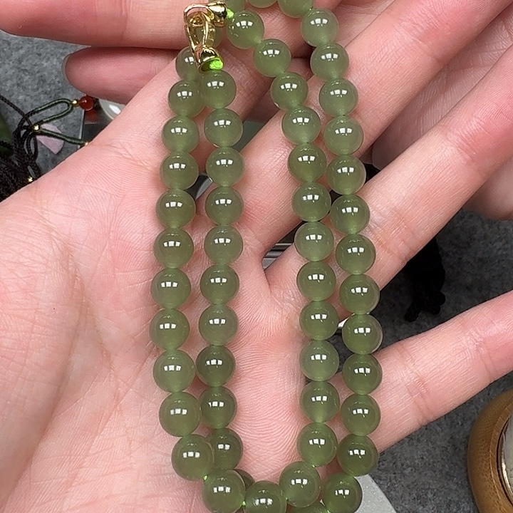 和田玉未镶嵌项链