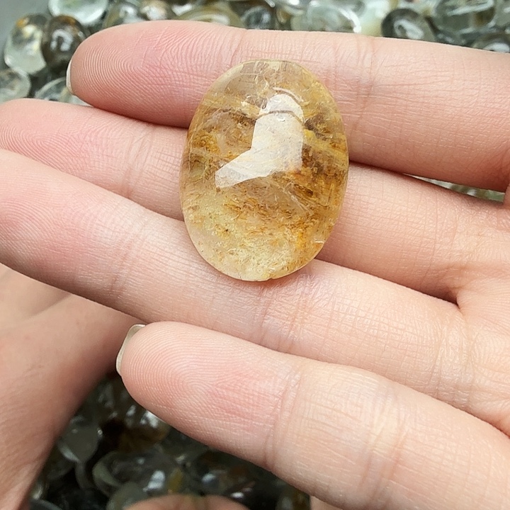 梅***雪水晶珠宝半成品未镶嵌