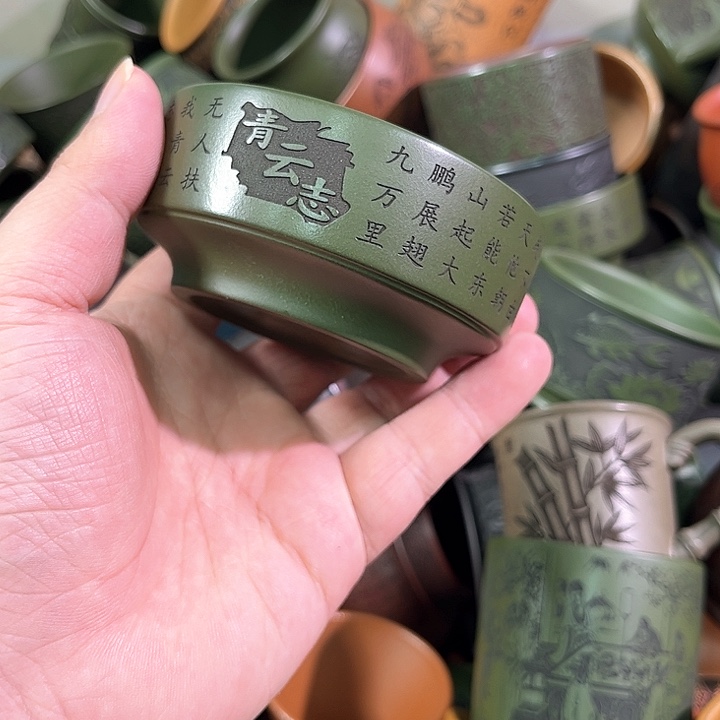 茶杯紫砂全手工紫砂主人杯