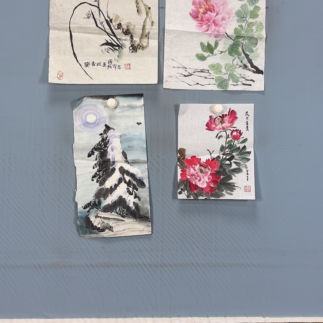 国画361 牡丹一如您的脸颊美丽的