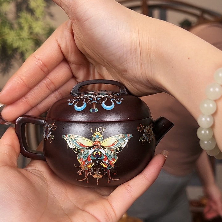 紫砂茶壶宜兴紫光堂