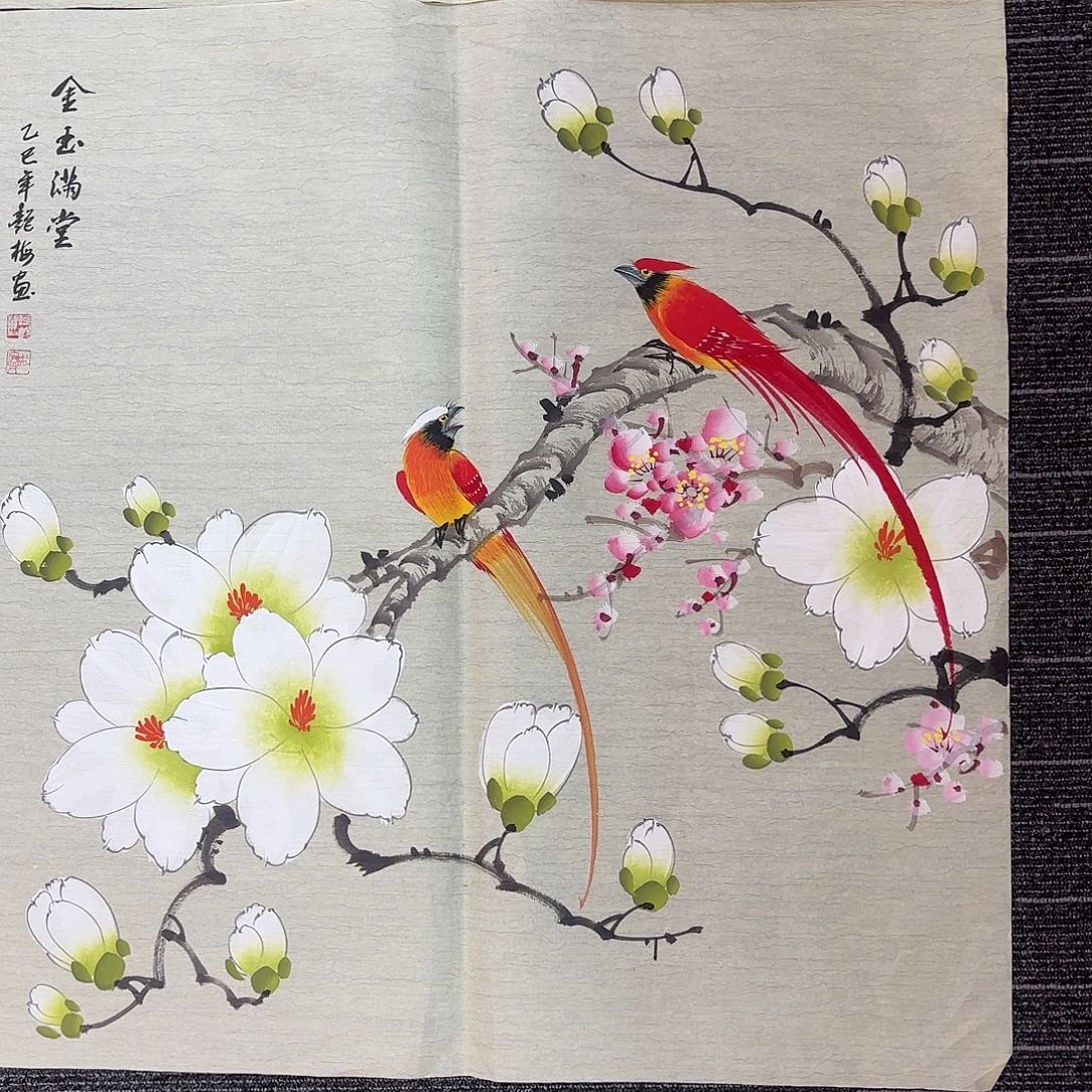 国画国画纯手绘作品