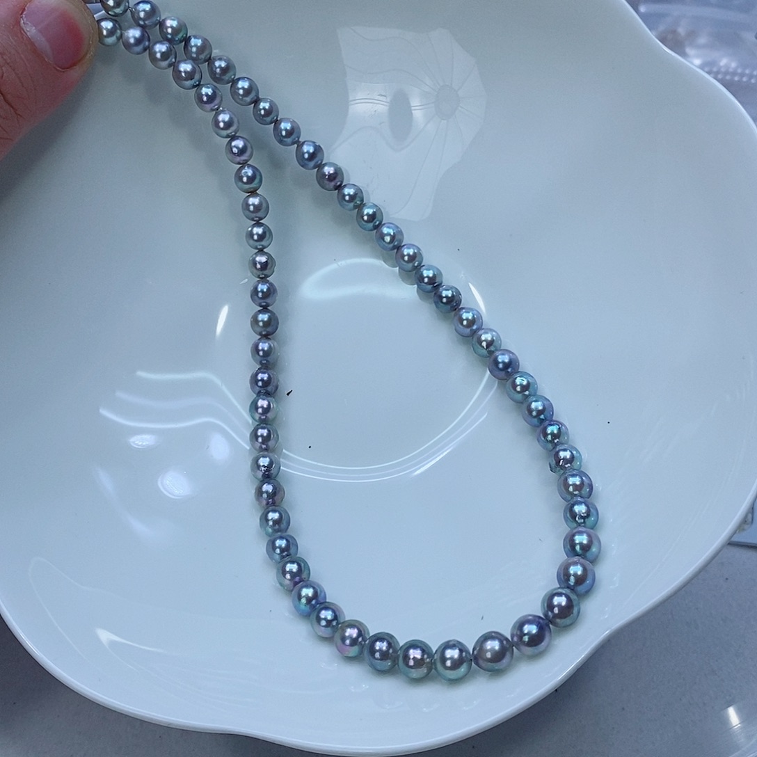 海水珍珠颈饰银S925镶嵌