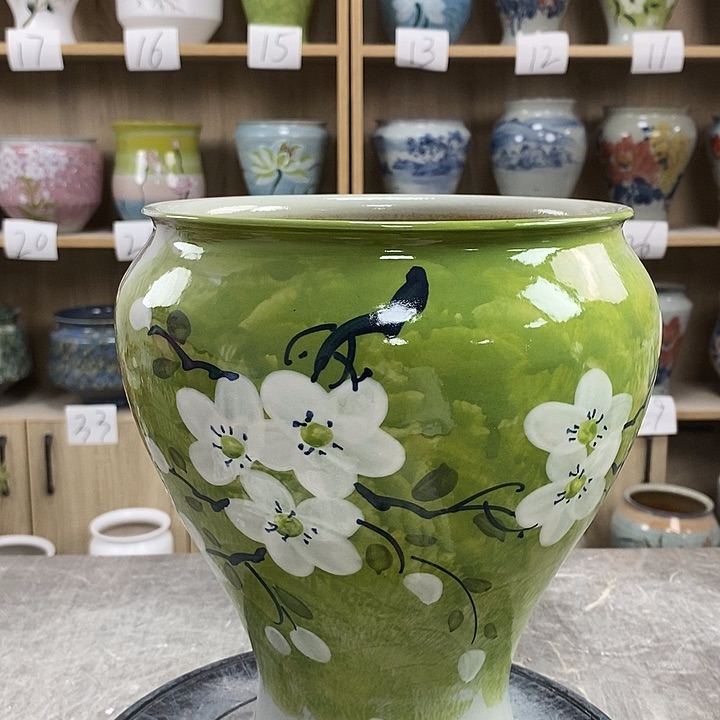 缸23zp景德镇陶瓷花盆