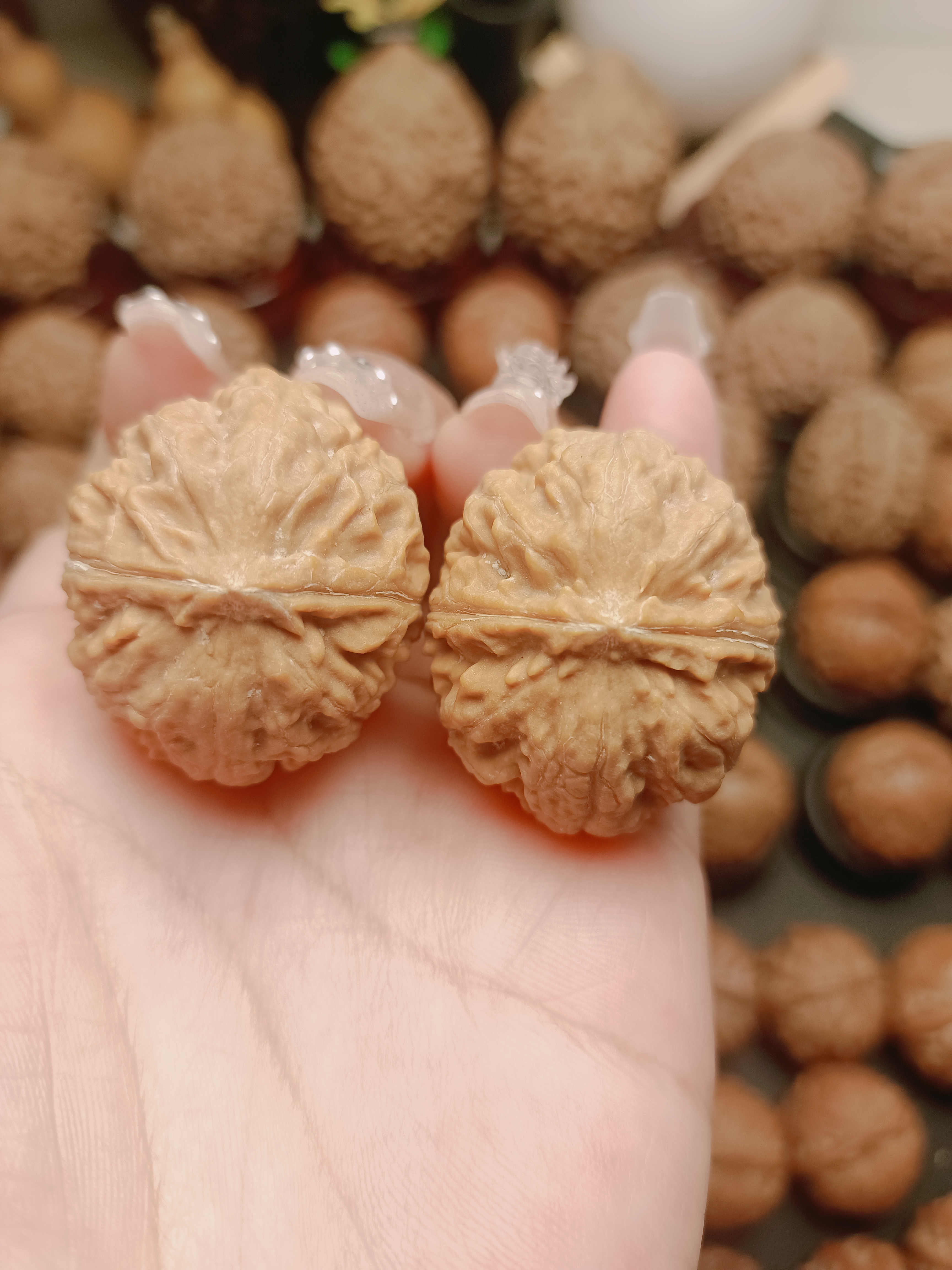 蚂蚁上树～小尖高桩大粗筋米字底元气门野生楸子文玩核桃
