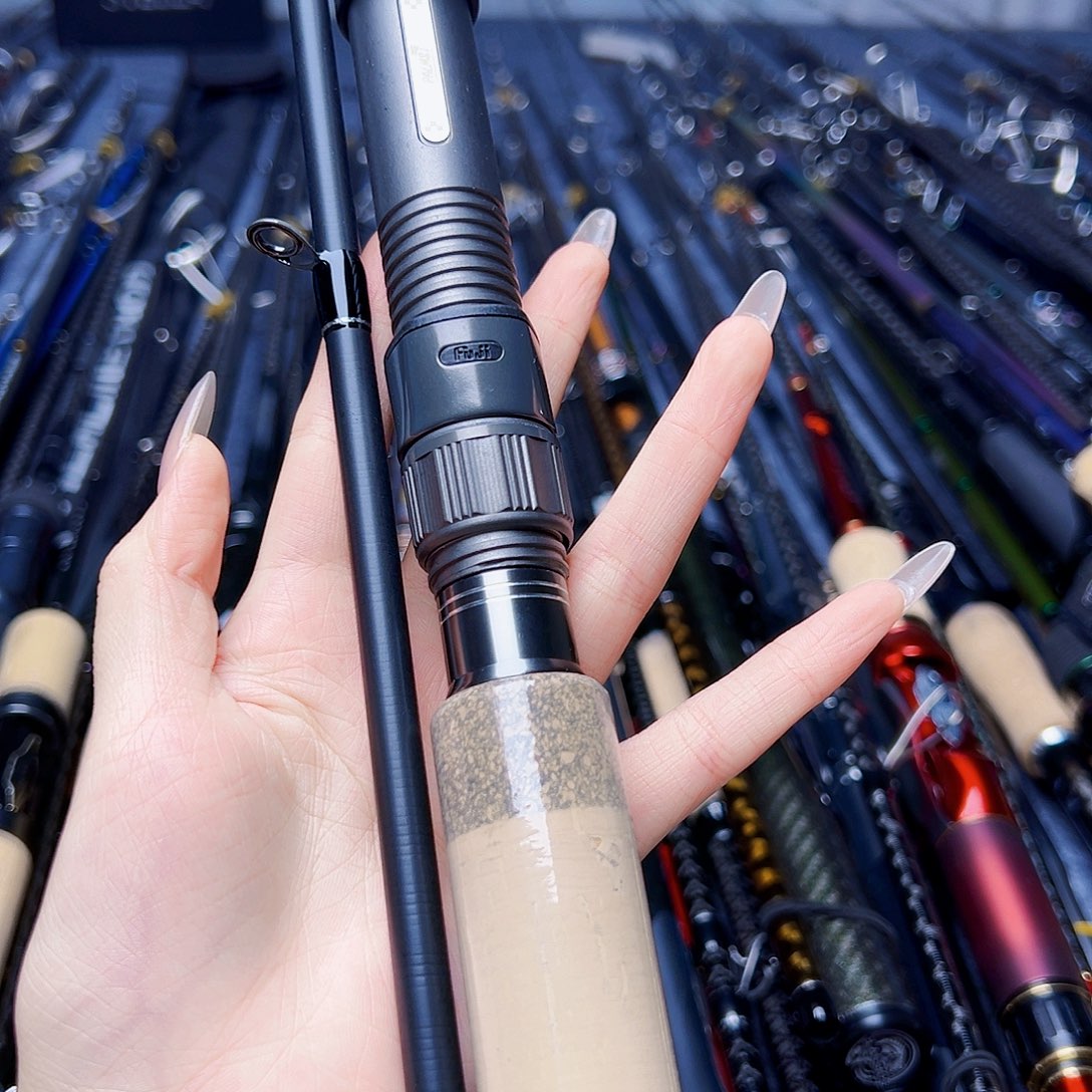 碳素小***主直柄路亚杆