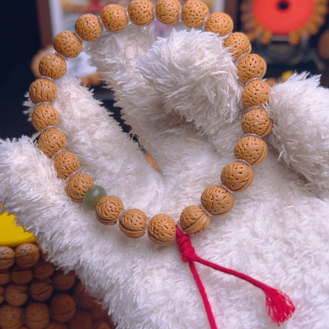 桃核手串1.0矮桩无修独角兽手持