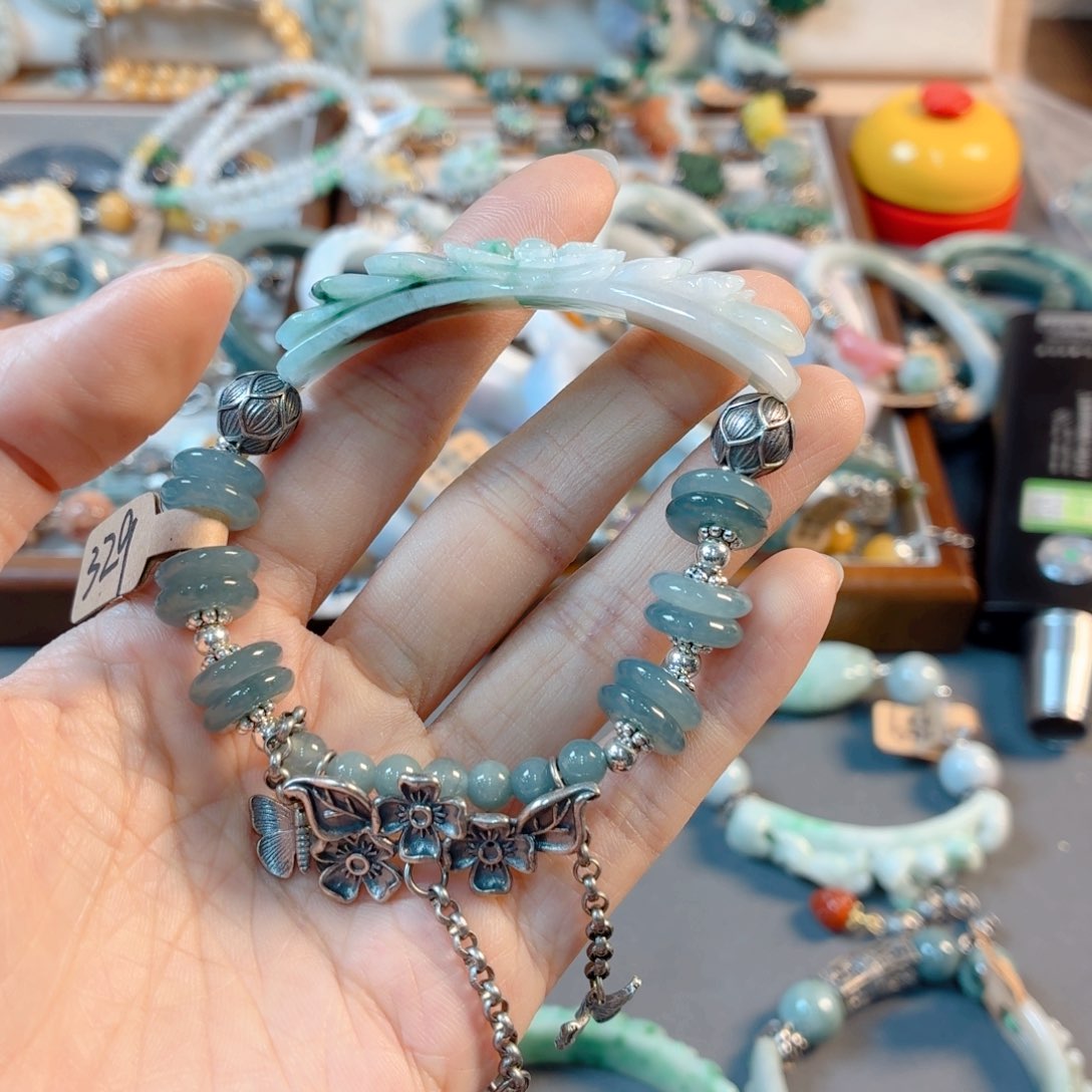 未镶嵌手链翡翠用****5手串