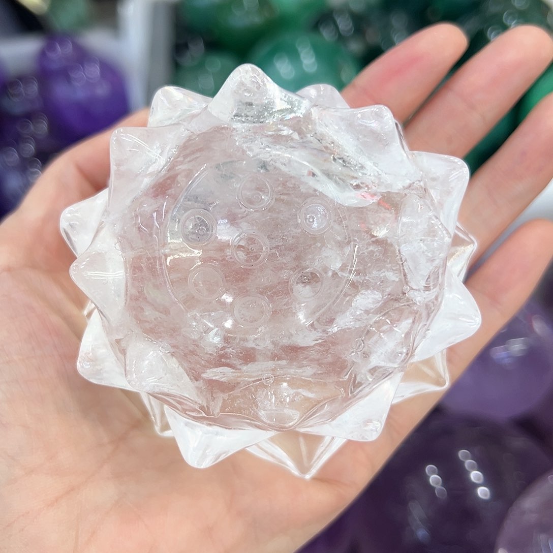 水晶水晶球摆件未镶嵌吸****头