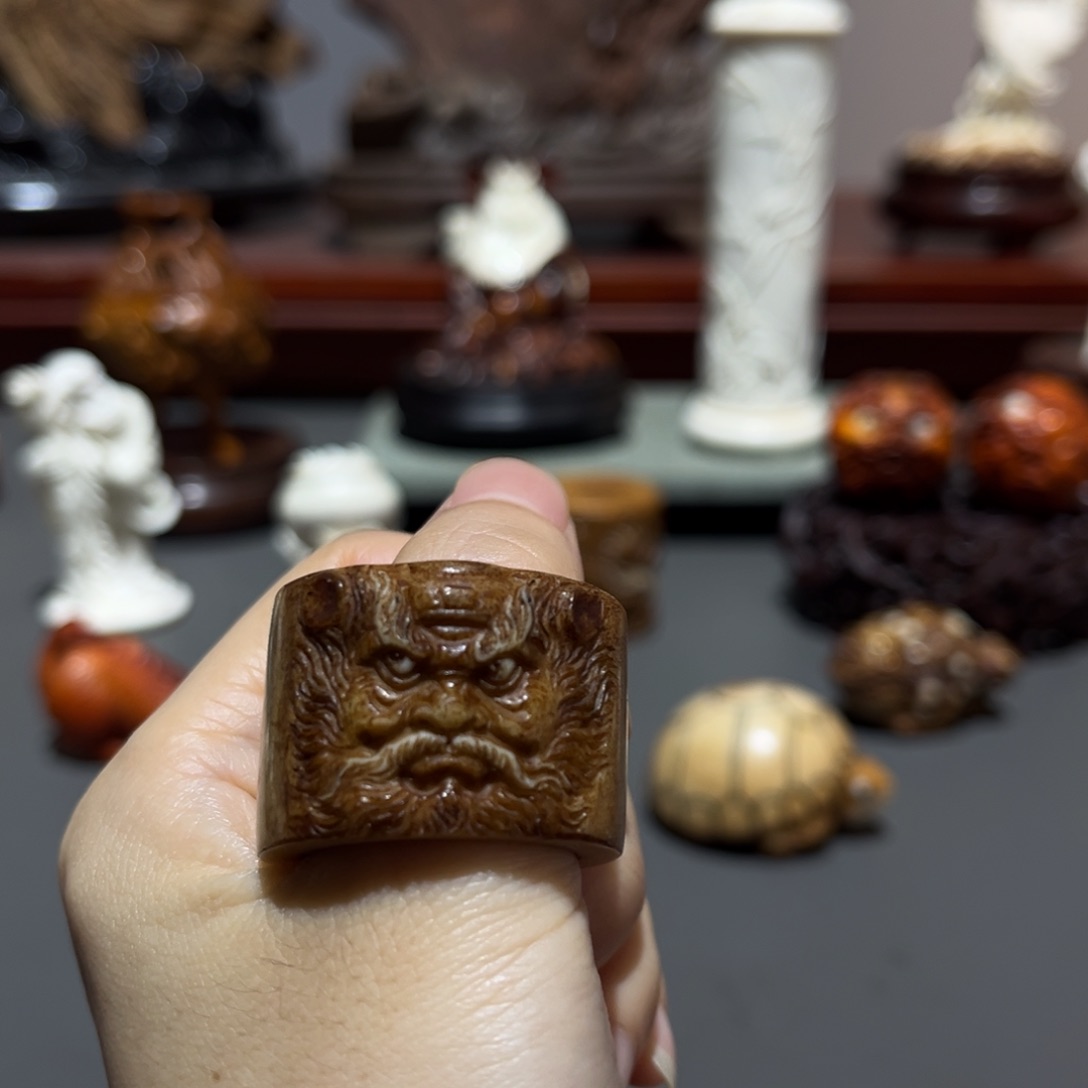 木麻*鹿角工艺品摆件